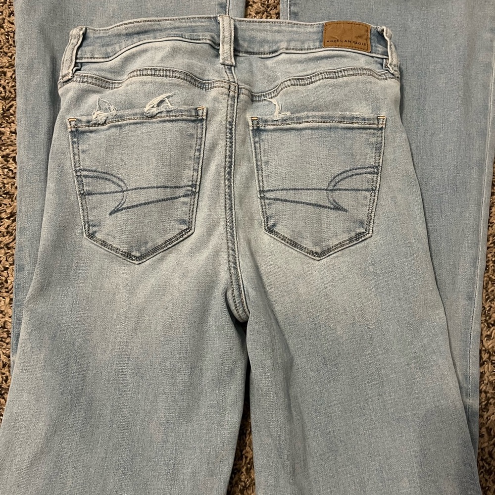 American Eagle Outfitters Light Wash Flare Jeans